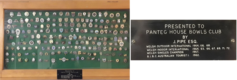1964 Badges and Joe Pipe plaque 1964 Badges and Joe Pipe plaque