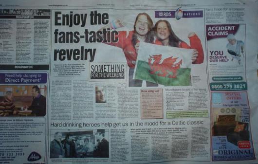 Enjoy the Fans-tastic revelry newspaper article Enjoy the Fans-tastic revelry newspaper article