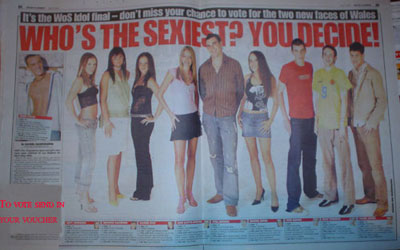 Who's the sexiest? You decide! newspaper article Who's the sexiest? You decide! newspaper article
