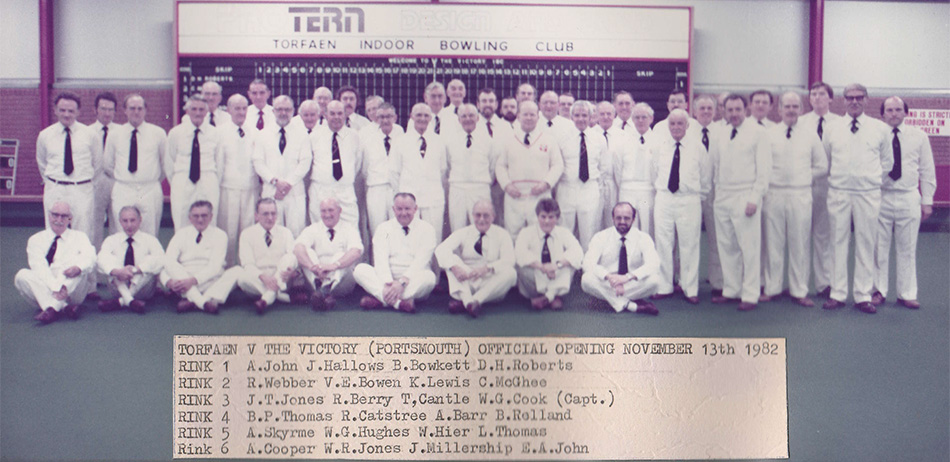 Torfaen Indoor Bowls Official Opening - 13 November 1982 Torfaen Indoor Bowls Official Opening - 13 November 1982